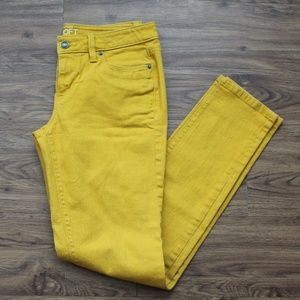 Loft Mustard Color Jeans Size 4